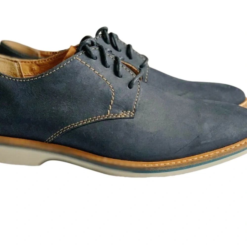 Clark’s Navy Nubuck Leather Oxford Size 11